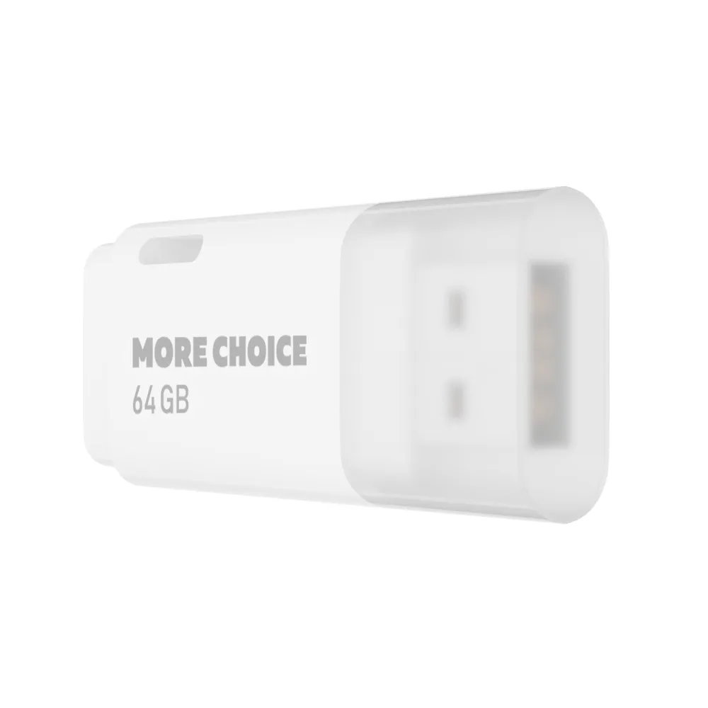 Флеш накопитель памяти USB 64GB 2.0 More Choice MF64 (White) 1 Флеш накопитель памяти USB 64GB 2.0 More Choice MF64 (White) 1