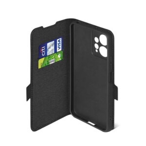 Книжка GrifOn Leather Series Redmi 12 black 1