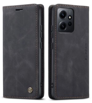 Книжка GrifOn Leather Series Redmi Note 12 Global black 1