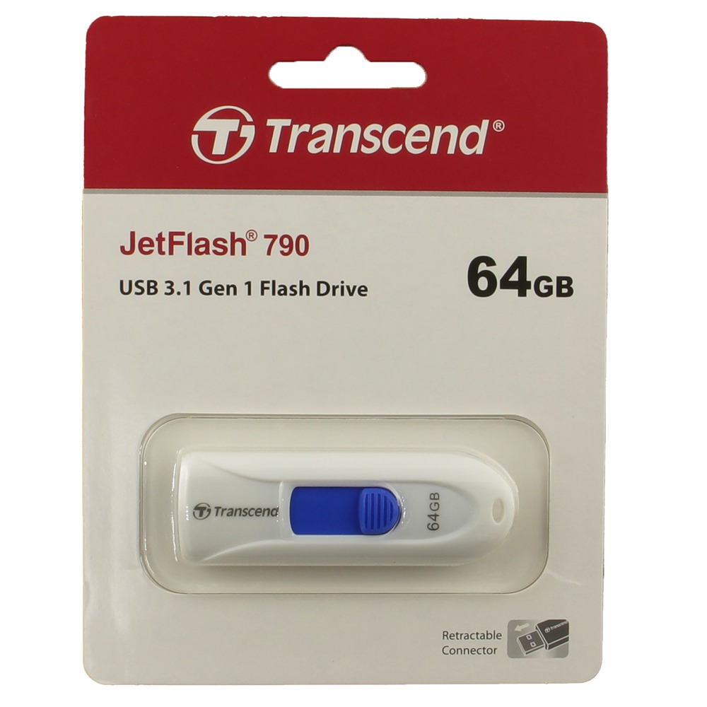 Флеш-драйвы Transcend JetFlash 790 64Gb USB 3.0 black 1 Флеш-драйвы Transcend JetFlash 790 64Gb USB 3.0 black 1
