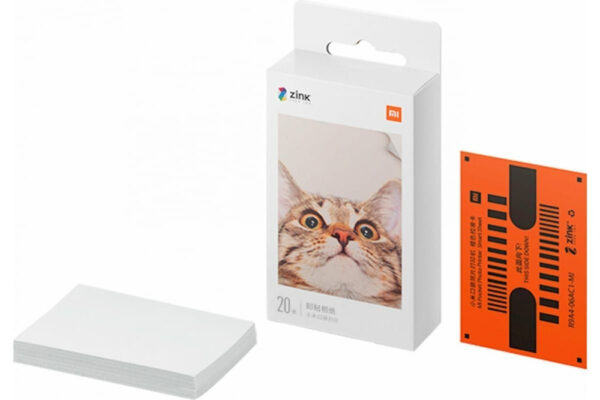 Фотобумага Xiaomi Portable Photo Printer Paper (2x3-inch, 20-sheets) Global TEJ4019GL 1