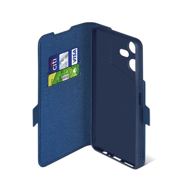 Книжка GrifOn Leather Series Tecno Pova NEO3 blue 1