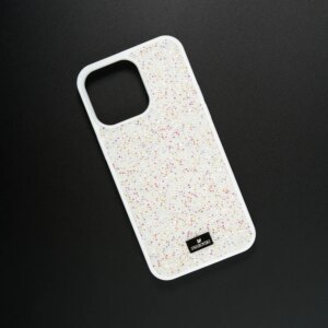 Чехол Swarovski iPhone 15 Pro белый 1