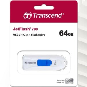 Флеш-драйвы Transcend JetFlash 790 64Gb USB 3.0 white 1