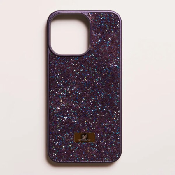 Чехол Swarovski iPhone 15 фиолетовый 1