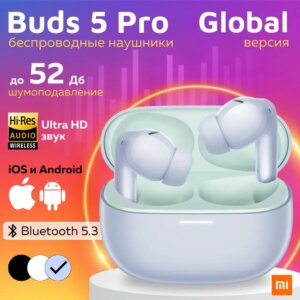Наушники Bluetooth стерео Xiaomi Redmi Buds 5 Pro голубой 1