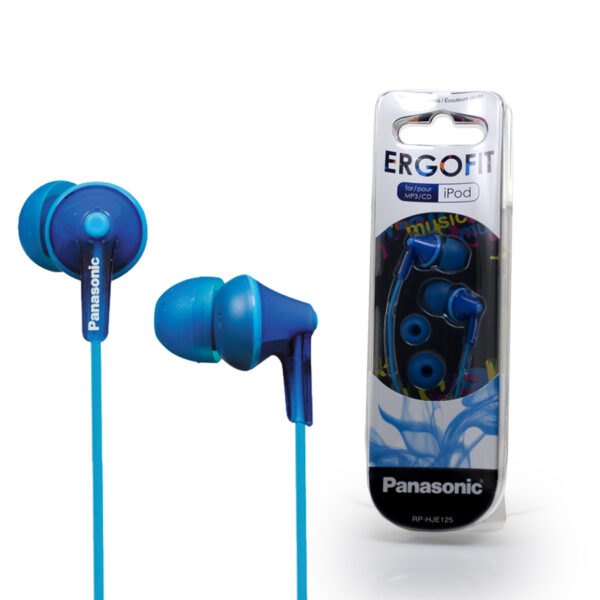 Наушники Panasonic RP-HJE125E-A blue 1