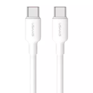 Кабель Type-C/Type-C USAMS US-SJ614 U84 100W PD 2m white 1