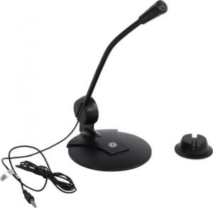 Микрофон Oklick MP-M009B 1.8м проводной  черный 364286 1