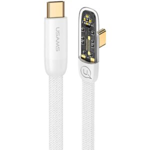 Кабель Type-C/Type-C USAMS US-SJ587 100W PD 2m white 1