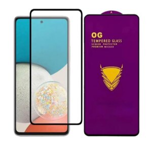 Защитнoe cтекло OG (фиолет) Redmi Note 12Pro Plus black (упак.25шт) 1