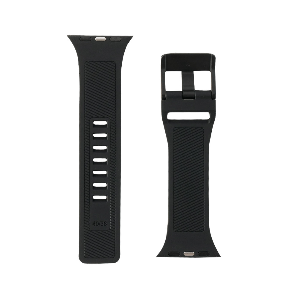 Ремень силиконовый UAG Scout Silicone для Apple Watch 41/40/38мм. чёрный (Black) 1 Ремень силиконовый UAG Scout Silicone для Apple Watch 41/40/38мм. чёрный (Black) 1