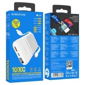 Портативный аккумулятор BJ26 Spencer PD20W 10000mAh с беспроводной зарядкой 1