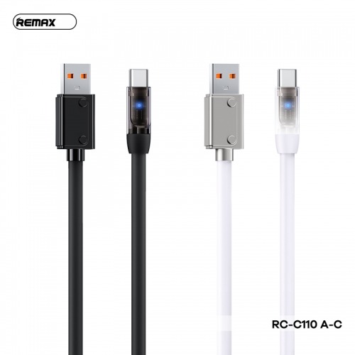 Кабель Remax RC-C110 USB/Type-C 100W Data Cable 1.2m black 1 Кабель Remax RC-C110 USB/Type-C 100W Data Cable 1.2m black 1