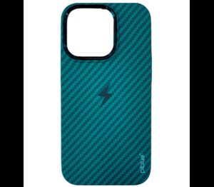 Накладка Piblue PL-49 Kevlar+Magsafe iP15Pro Max green 1