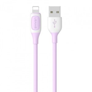 Кабель USB/Lightning USAMS US-SJ595 bicolor purple