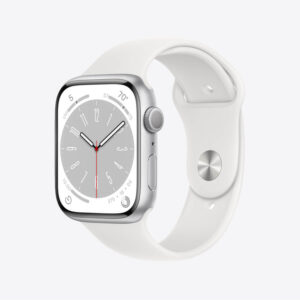Apple Watch Series 8 45 мм Aluminium Case Silver / White Sport Band 1
