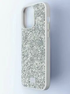 Чехол Swarovski iPhone 14 серебро 1
