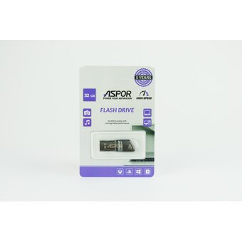 Flash Drive 32G USB 2.0 Aspor PK_TG114 (метал) 1 Flash Drive 32G USB 2.0 Aspor PK_TG114 (метал) 1