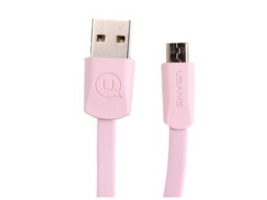 Кабель USB/Micro USAMS US-SJ201 U2 pink 1