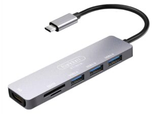 MultiReader 4K Earldom ET-W18 6in1 USB-C port grey 1 MultiReader 4K Earldom ET-W18 6in1 USB-C port grey 1