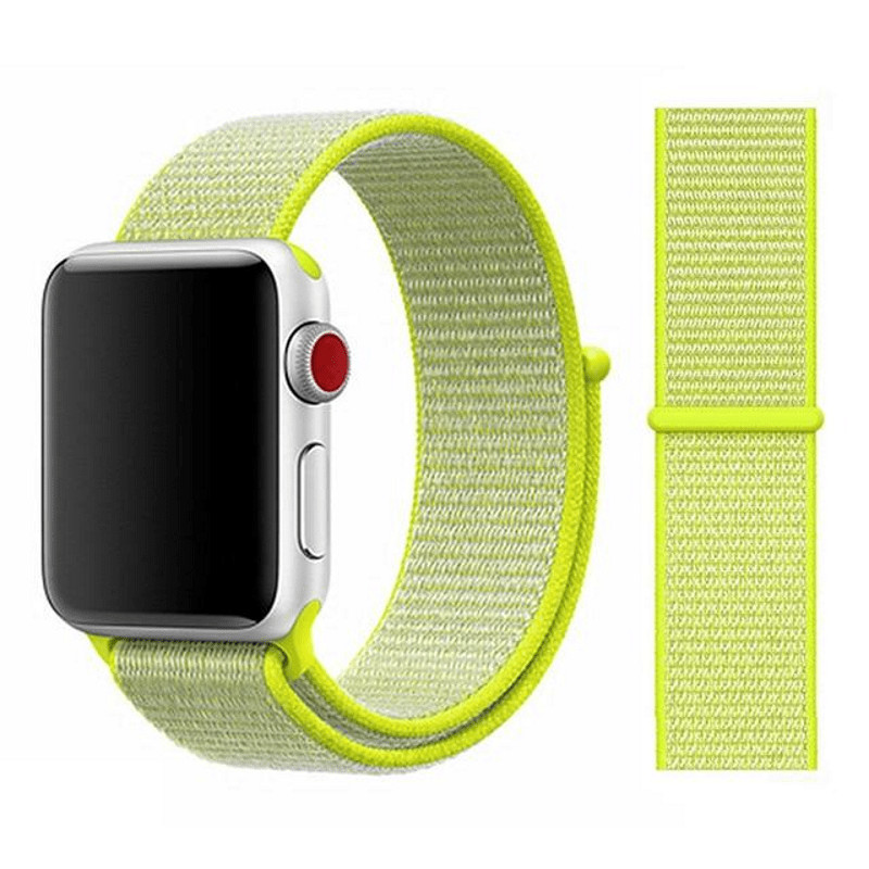 Ремешок Sport Nylon Loop 20mm light green 1 Ремешок Sport Nylon Loop 20mm light green 1
