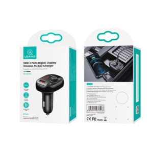 FM modulator USAMS US-CC143 C25 3USB 50W black 1