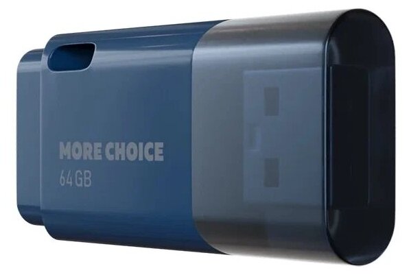 Флеш накопитель памяти USB 64GB 2.0 More Choice MF64 (Dark Blue) 1 Флеш накопитель памяти USB 64GB 2.0 More Choice MF64 (Dark Blue) 1