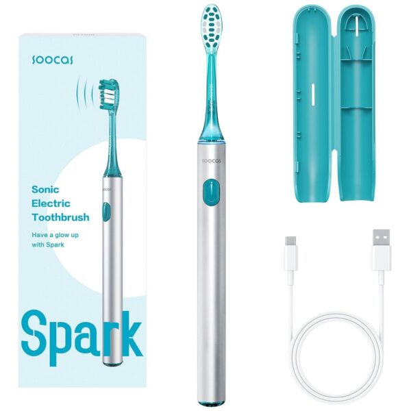 Зубная электрощетка Xiaomi Soocas Spark Toothbrush Review (MT1) EU Silver 1