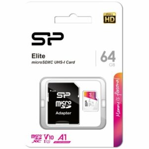 Карта памяти microSD 64Gb Silicone Power Elite Class 10 с адаптером SD 1