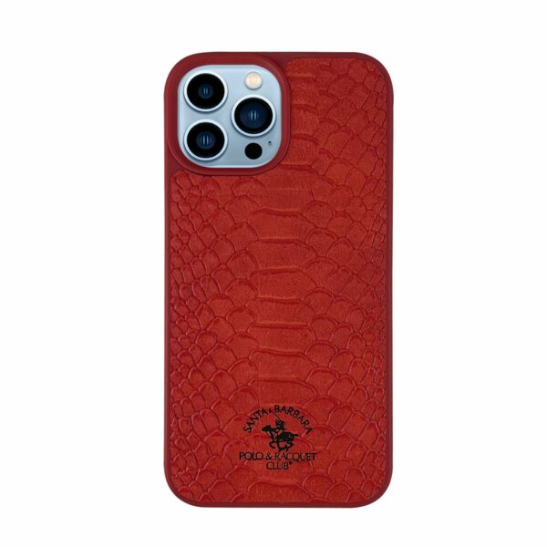 Чехол Santa Barbara Polo & Racquet Club Knight для iPhone 14 Pro Max Brown Cardholder 1