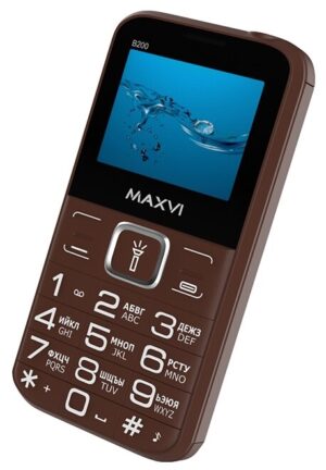 Мобильный телефон Maxvi B231 Brown 1