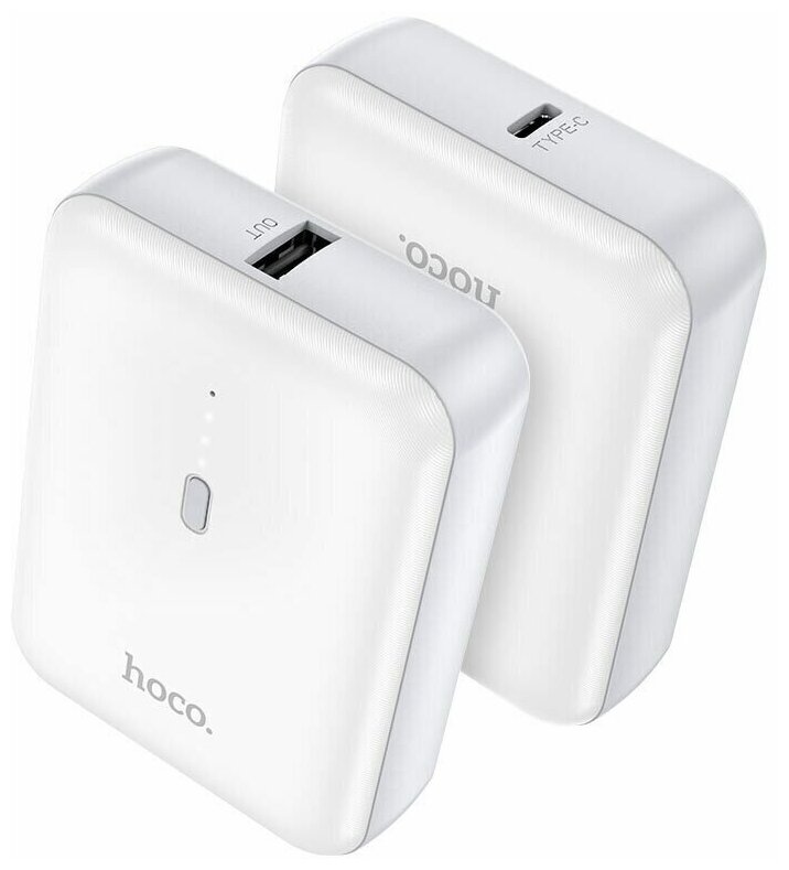 Портативный аккумулятор Hoco J96 Strider, 5000mAh, белый 1 Портативный аккумулятор Hoco J96 Strider, 5000mAh, белый 1