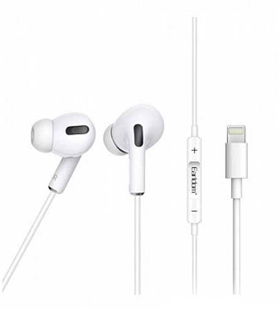 Наушники Earldom ET-E33 Lightning с микрофон. вакуум white 1 Наушники Earldom ET-E33 Lightning с микрофон. вакуум white 1