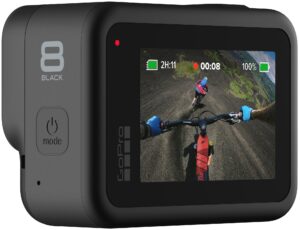 Экшн-камера GoPro HERO8 (CHDHX-801-RW), 12МП, 3840x2160, 1220 мА·ч, black edition 1
