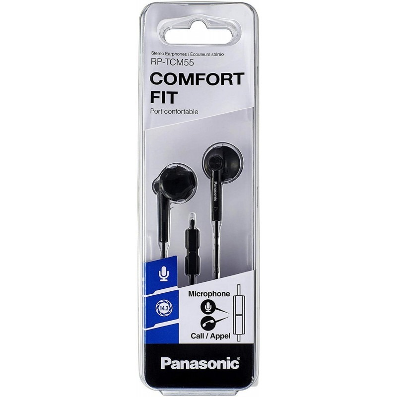 Наушники Panasonic RP-TCM55GC-K black 1 Наушники Panasonic RP-TCM55GC-K black 1