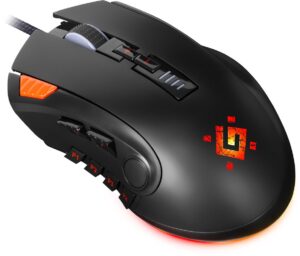 Мышь игровая проводная Defender Oversider GM-917 RGB,12 кнопок,12000dpi 1