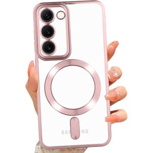 Накладка MagSafe Case для Samsung S23 Ultra rose-gold 1