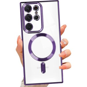 Накладка MagSafe Case для Samsung S23 Ultra purple 1