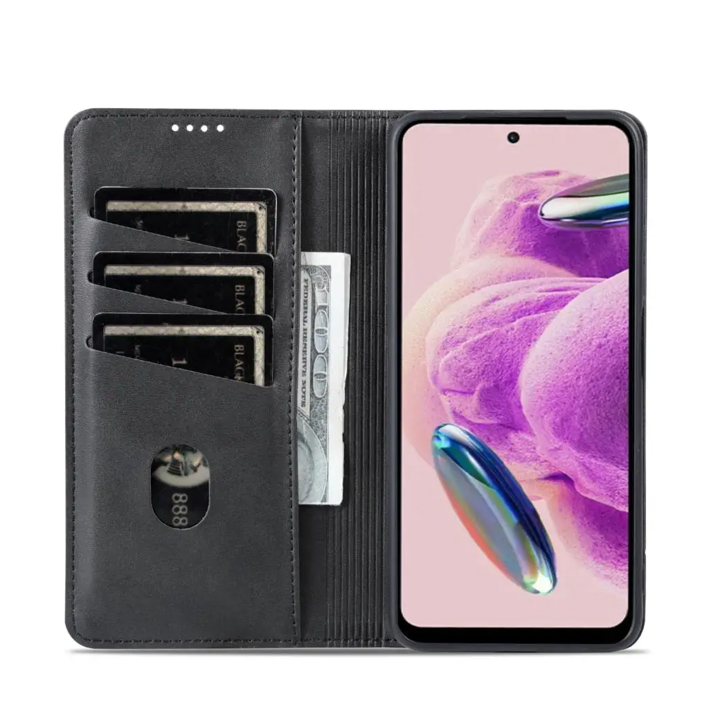 Книжка GrifOn Leather Series Redmi Note 12S black 1 Книжка GrifOn Leather Series Redmi Note 12S black 1