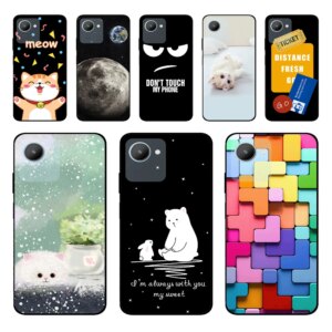 Силиконовый чехол Print для Realme C30/C30S Monday 1