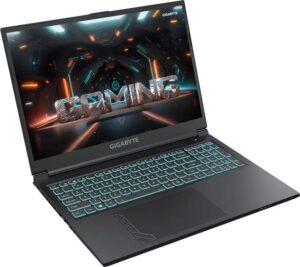Ноутбук Gigabyte G5 Core i7-13620H/16Gb/SSD M2 1Tb/15.6"/RTX 4060 8Gb/IPS/FHD/144hz/NO OS/black 1