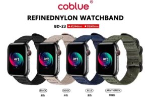 Ремешок для Apple Watch Coblue BD-23 Texture 38/40mm black 1