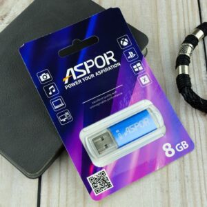 Flash Drive 8G USB  2.0 Aspor PK_ROCKETBL (синий) нс 1
