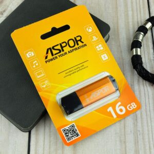 Flash Drive 16G USB  2.0 Aspor PK_TG121GD (бронза) нс 1