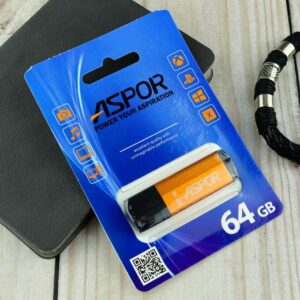 Flash Drive 64G USB  2.0 Aspor PK_TG121GD (бронза) нс 1