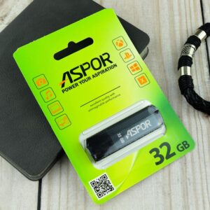 Flash Drive 32G USB  2.0 Aspor PK_TG121GY (графит) нс 1