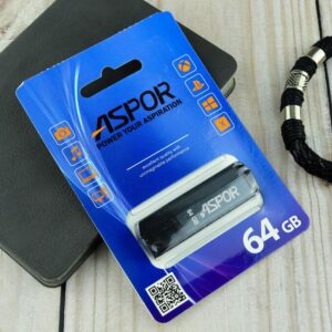Flash Drive 64G USB  2.0 Aspor PK_TG121GY (графит) нс 1
