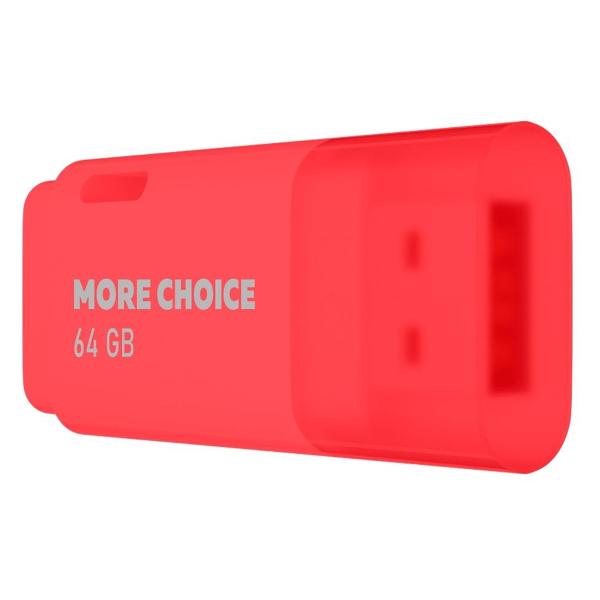 Флеш накопитель памяти USB 64GB 2.0 More Choice MF64 (Red) 1 Флеш накопитель памяти USB 64GB 2.0 More Choice MF64 (Red) 1