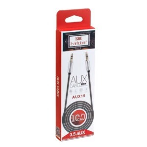 Кабель AUX Earldom ET-08 3.5mm/3.5mm 1m black 1